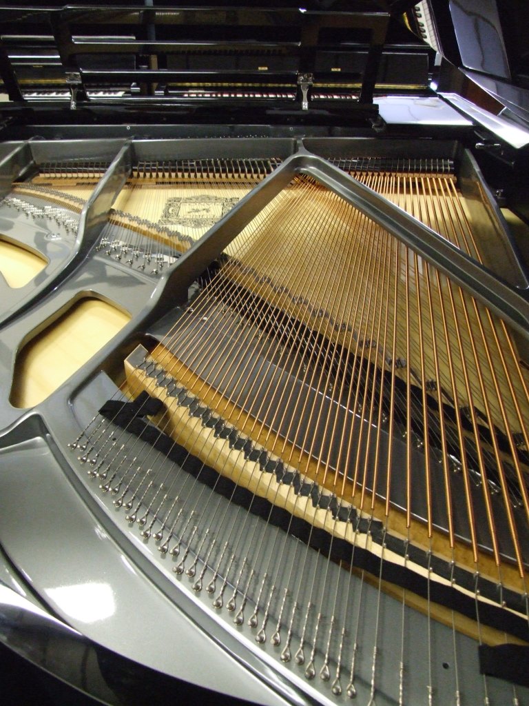 Feurich grand piano soundboard